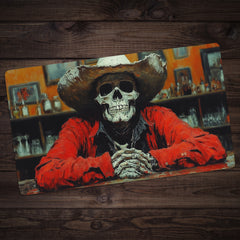 Western Bartender Playmat