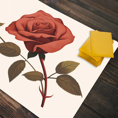 Red Rose Playmat