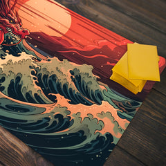 Red Wave Playmat