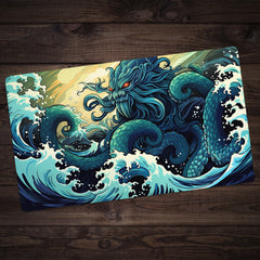 The Old One Among Waves Playmat
