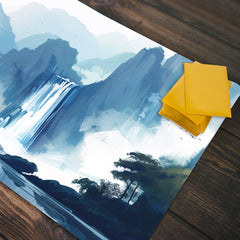 Watercolor Waterfall Playmat
