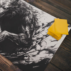 Wolf King Sunset Playmat