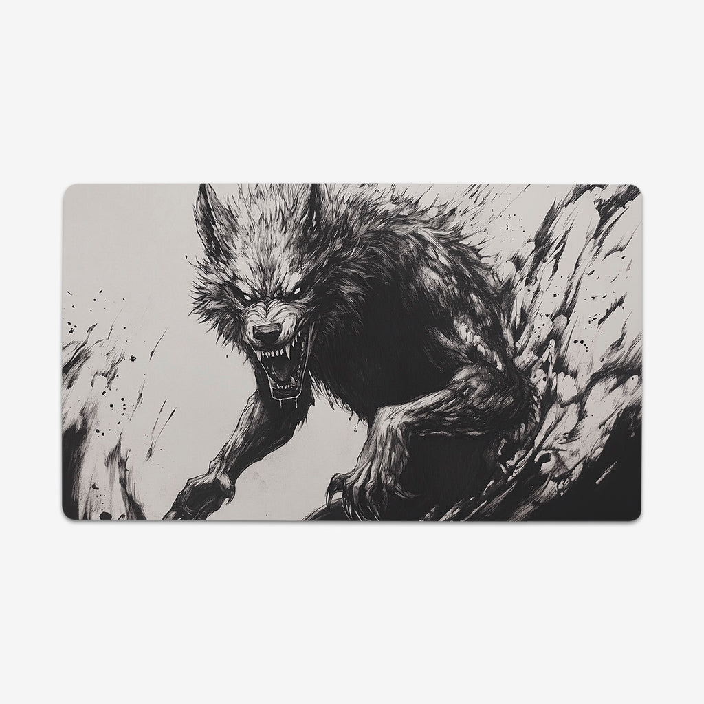 Wolf King Sunset Playmat