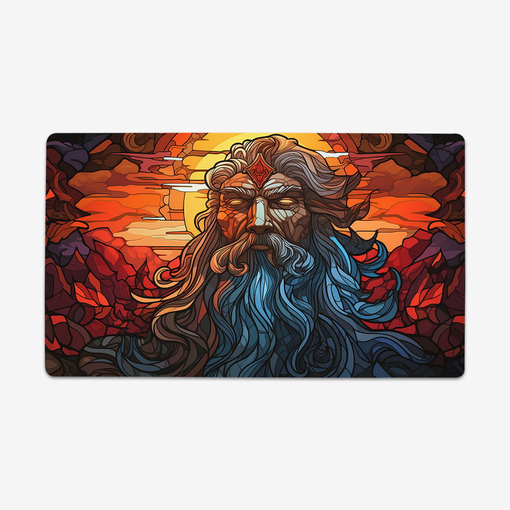 Zeus Stained Glass Playmat