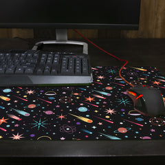 Fly Through Space Thin Desk Mat