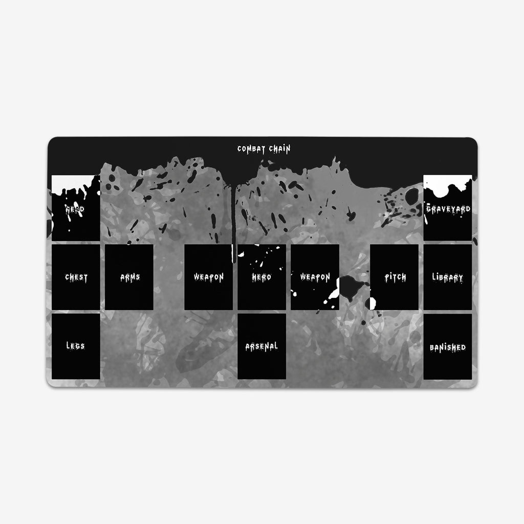 Flesh And Blood Splatter Playmat