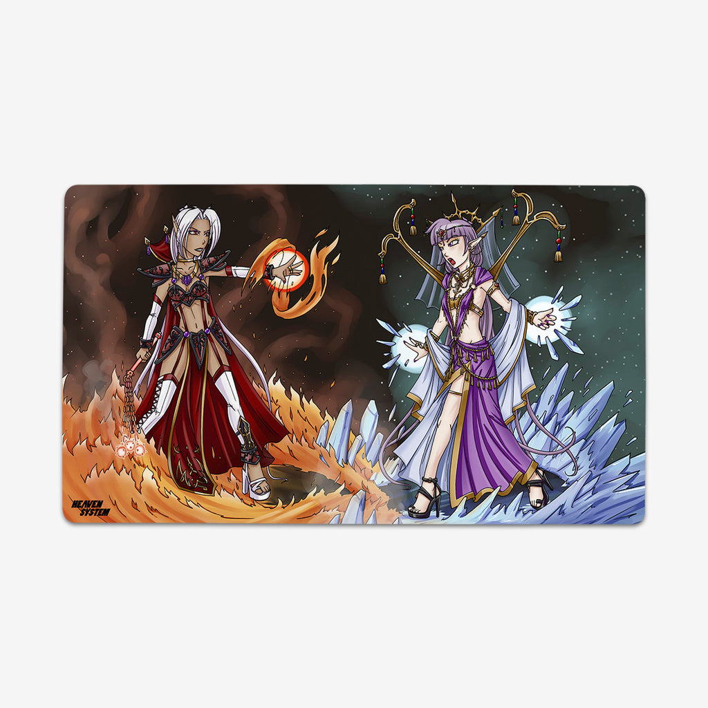 Fire and Ice Playmat