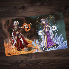 Fire and Ice Playmat