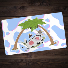 Summer Cow Tiki Gang Playmat