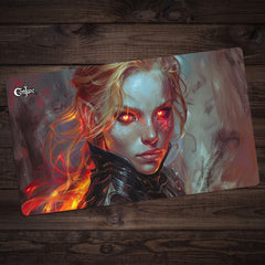 Fiery Gaze Playmat