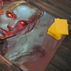 Fiery Gaze Playmat