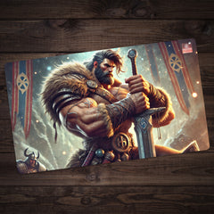 Barbarian Honor Playmat