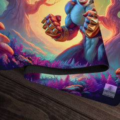 Buff Squirrel Brass Knuckles Playmat