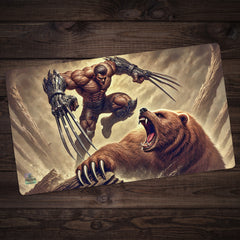 Clawman VS Bear Playmat
