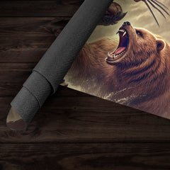 Clawman VS Bear Playmat