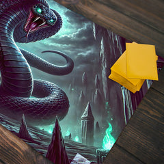 Evil Black Snake Playmat