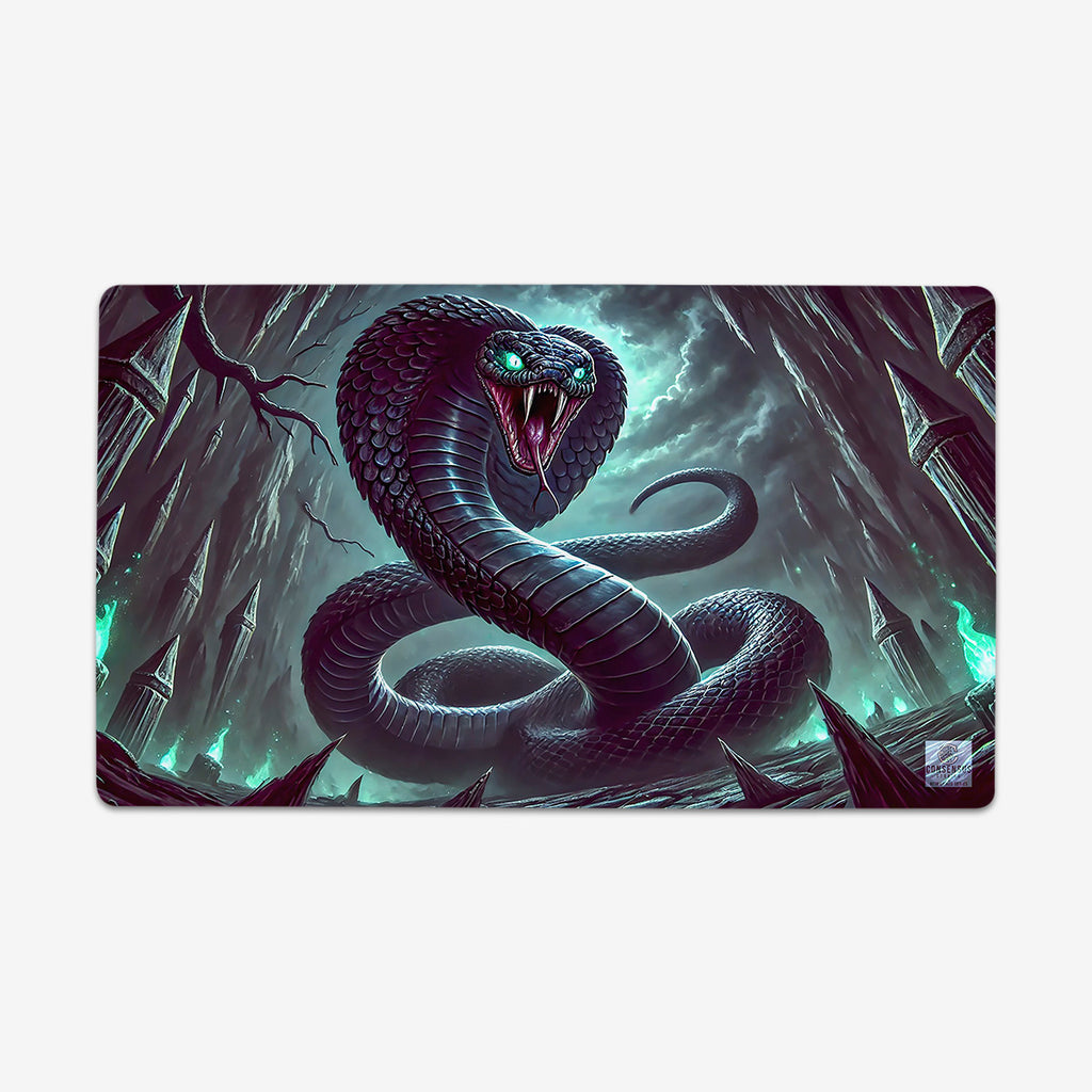 Evil Black Snake Playmat