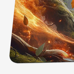 Fighting Rabbit Wizard Playmat