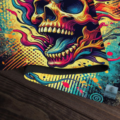 Flaming Skull Playmat