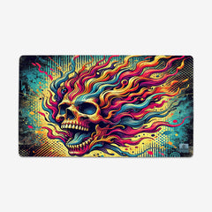 Flaming Skull Playmat