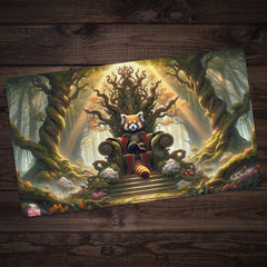 Red Panda Throne Playmat