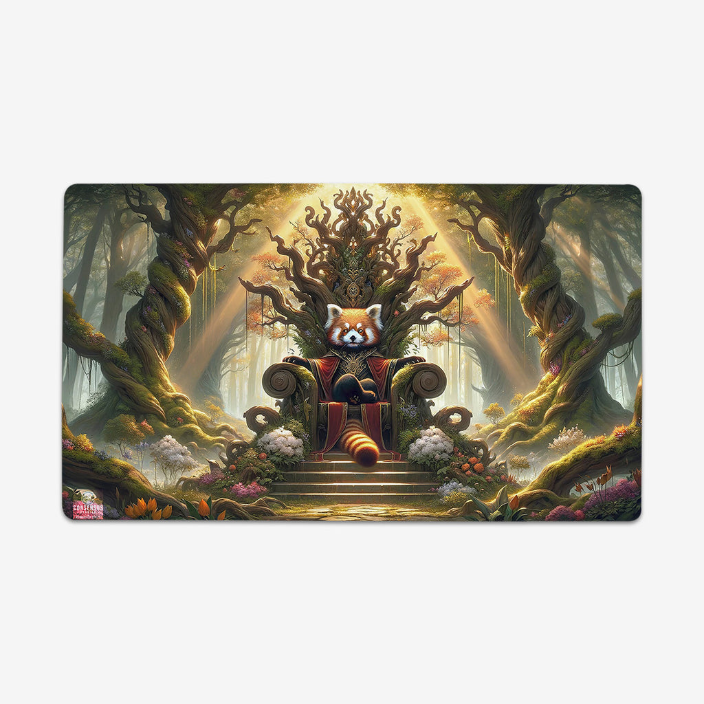 Red Panda Throne Playmat