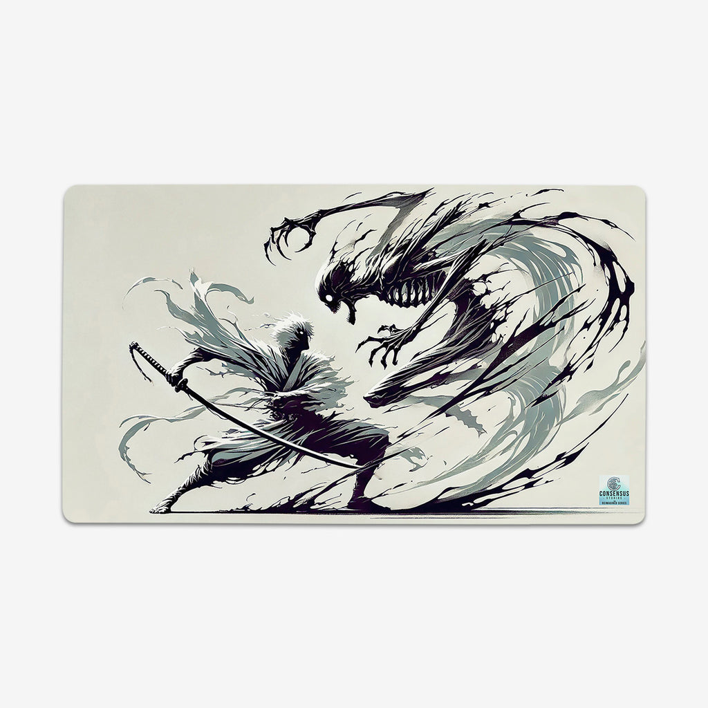 Samurai VS Demon Playmat