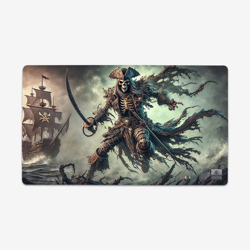 Skeleton Pirate Playmat