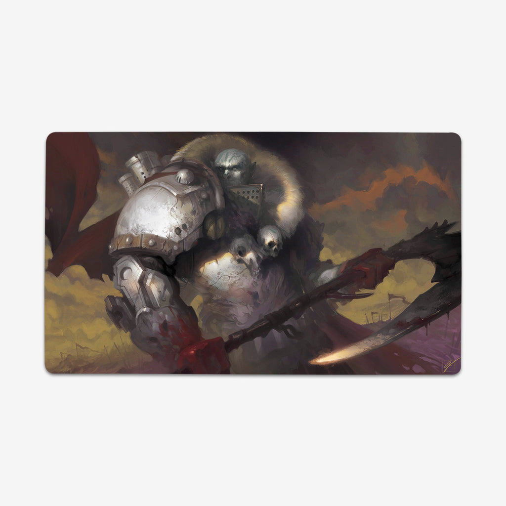 White Orc General Playmat