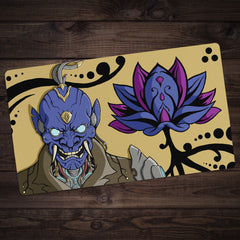 Oni Of The Lotus Playmat