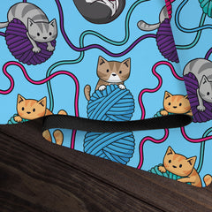 Cats And Yarn Playmat