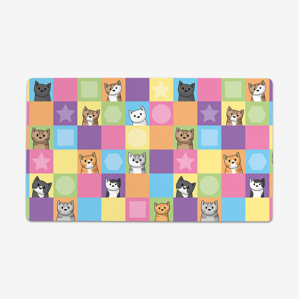Pastel Cats Playmat