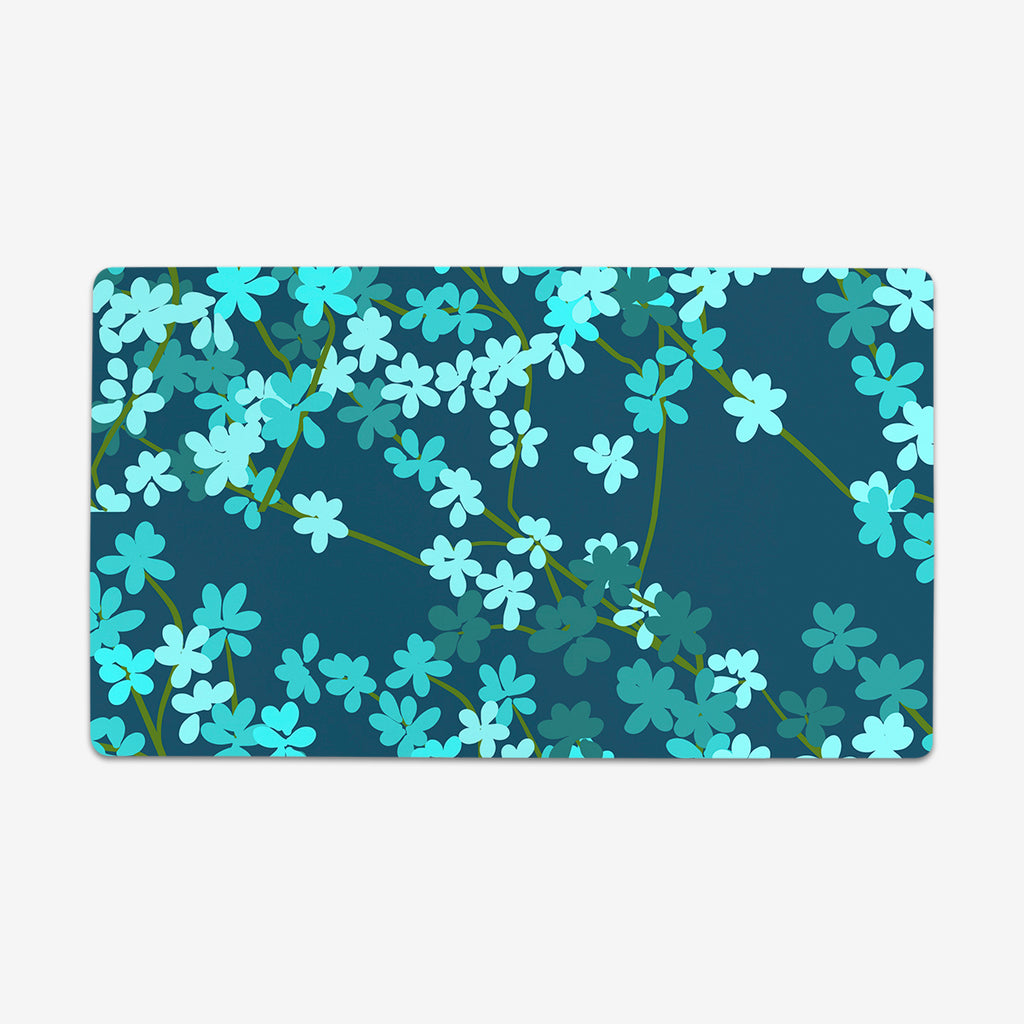 Blue Cherry Blossom Playmat