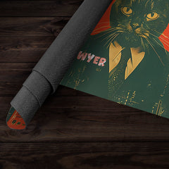 Purrfesional Lawyer Playmat