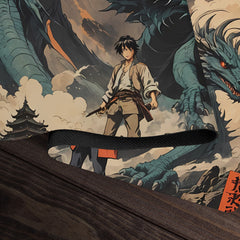 Retro Style Dragon Poster Playmat