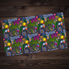 Tropical Island Pattern Playmat