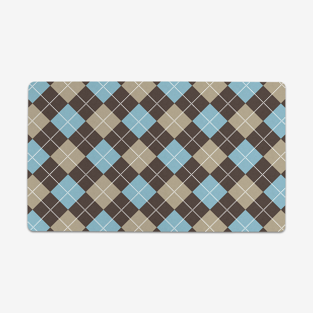 Argyle Thin Desk Mat