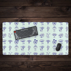 Forest Mushrooms Extended Mousepad