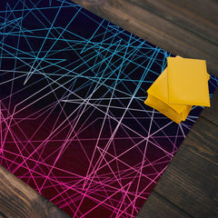 Neon Geometric Playmat