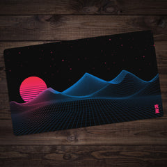 Vaporwave Mountains Playmat