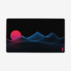 Vaporwave Mountains Playmat