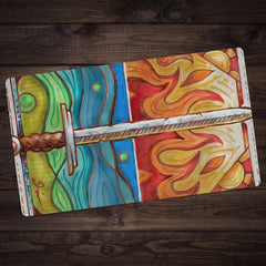 Chilled With Fire Playmat