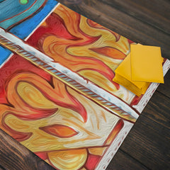 Chilled With Fire Playmat