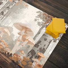 Between The Birch Trees Playmat