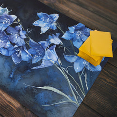 Blue Blooms Playmat