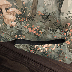 Mushrooms In The Autumn Forest Playmat