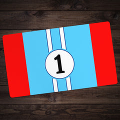 Number 1 Race Car Playmat