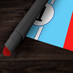 Number 1 Race Car Playmat