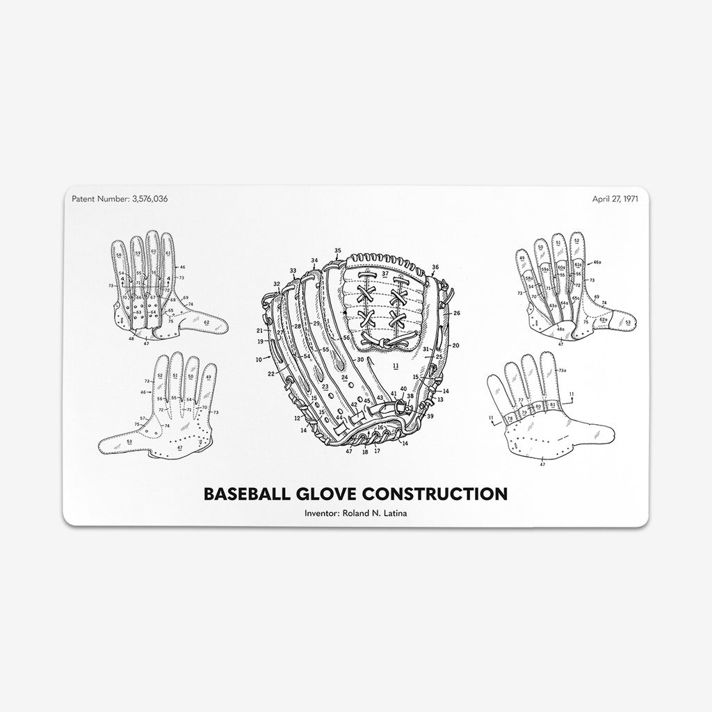 Baseball Glove Construction Break Mat