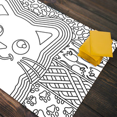 Colorbook Retro Purr Playmat